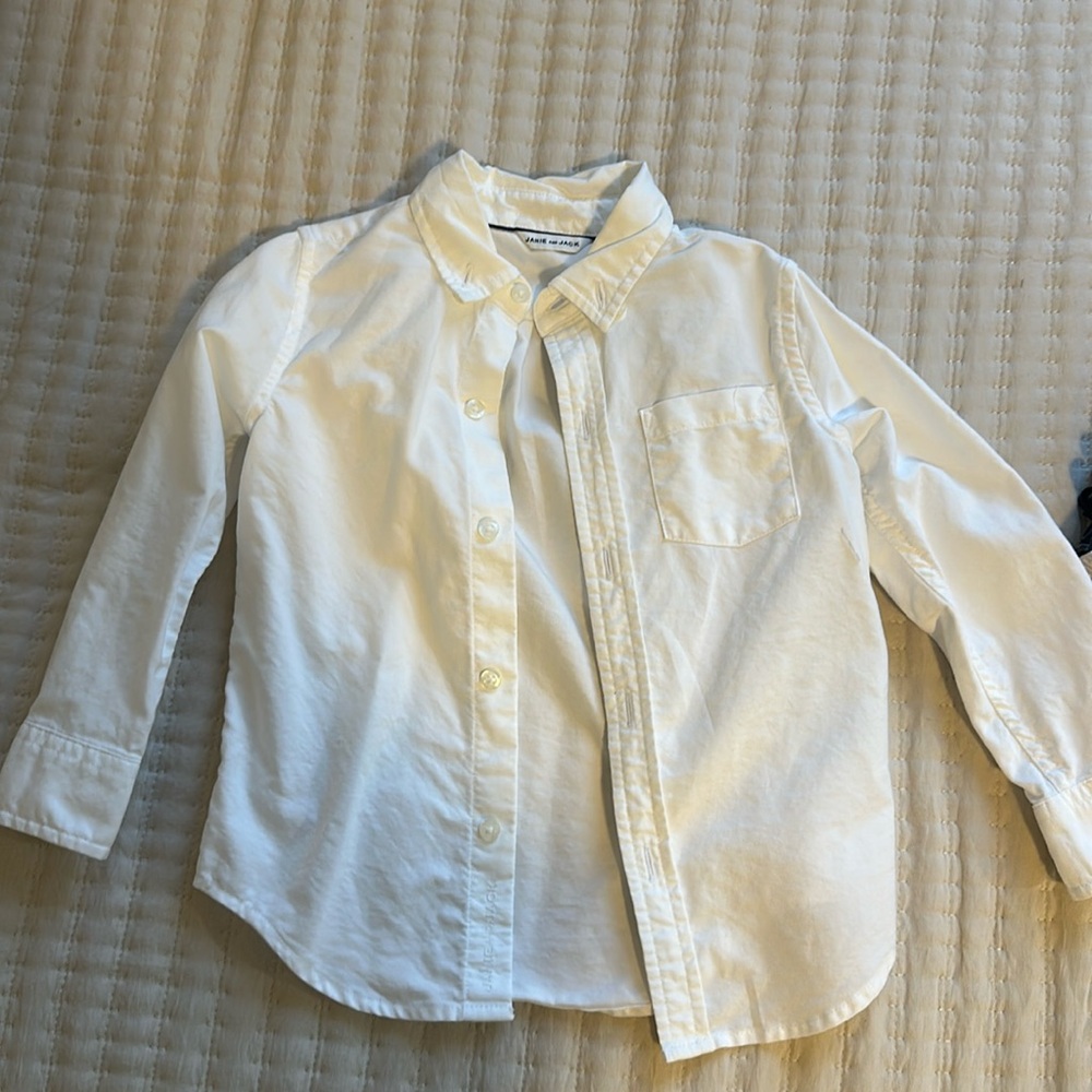 Jaime and Jack, White Oxford button down – toddler 2T